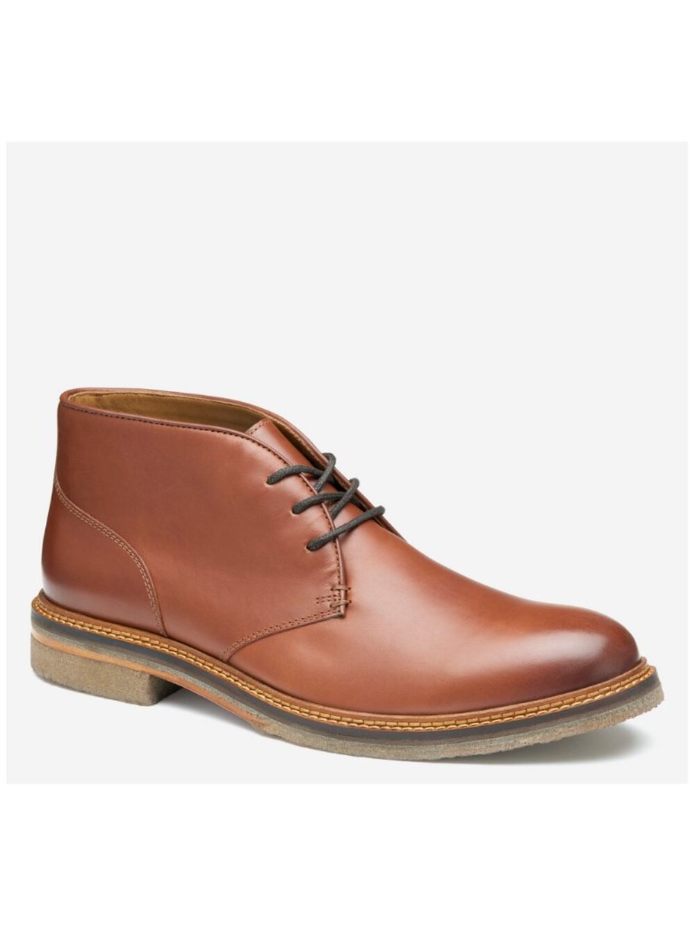 Johnston & Murphy Sz. 10 Mahogany Full Grain Leather Calder Chukka Boots